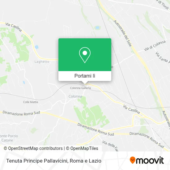 Mappa Tenuta Principe Pallavicini