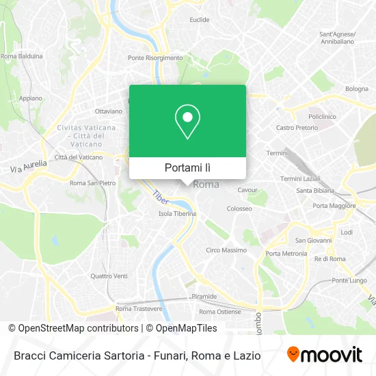 Mappa Bracci Camiceria Sartoria - Funari