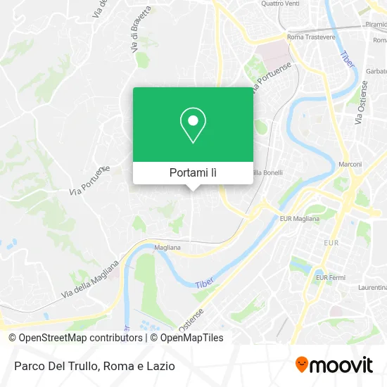 Mappa Parco Del Trullo
