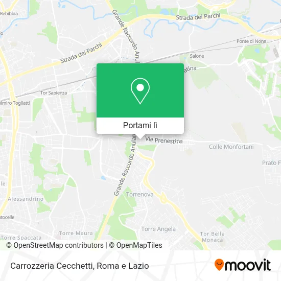 Mappa Carrozzeria Cecchetti