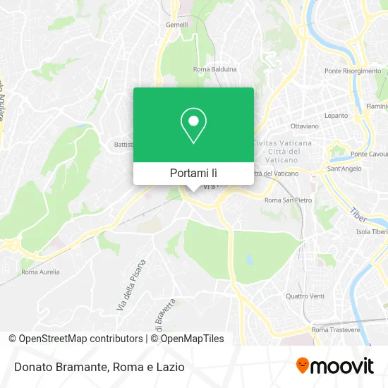 Mappa Donato Bramante