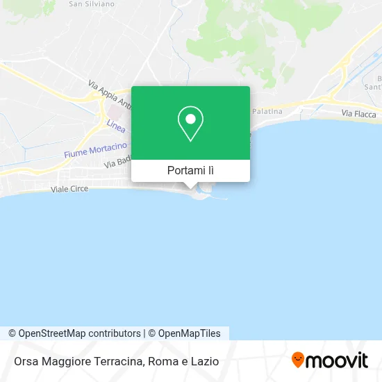 Mappa Orsa Maggiore Terracina