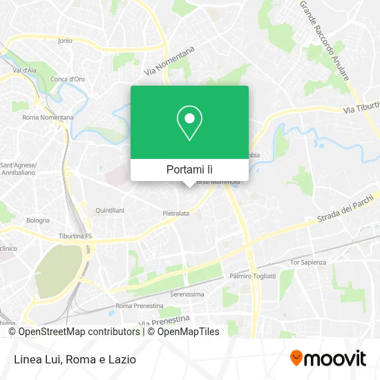 Mappa Linea Lui