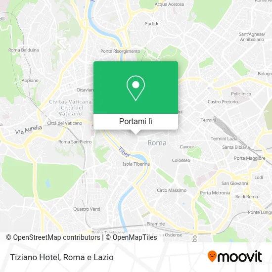 Mappa Tiziano Hotel