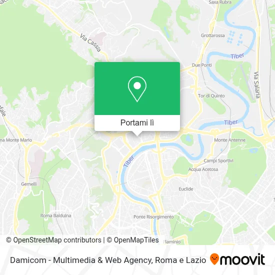 Mappa Damicom - Multimedia & Web Agency