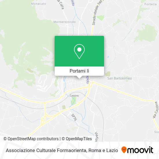 Mappa Associazione Culturale Formaorienta