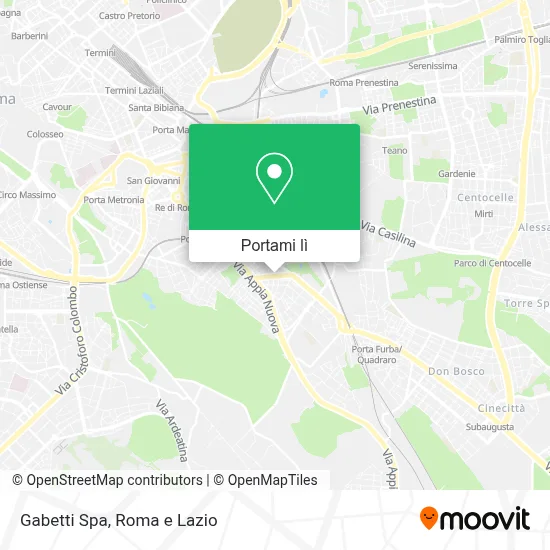 Mappa Gabetti Spa