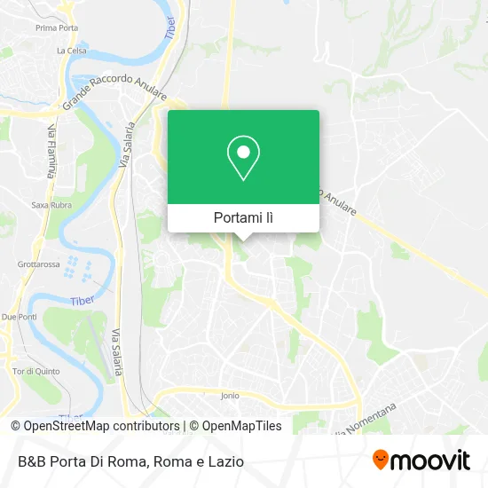 Mappa B&B Porta Di Roma