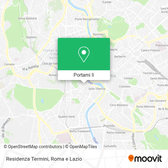 Mappa Residenza Termini