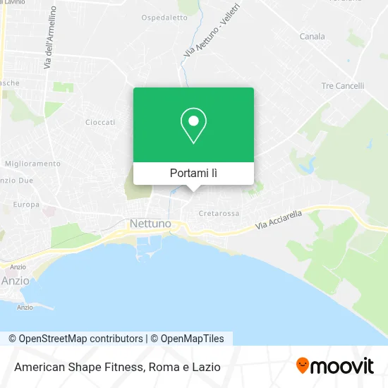 Mappa American Shape Fitness