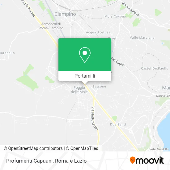 Mappa Profumeria Capuani