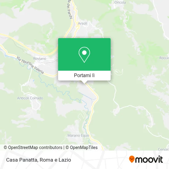 Mappa Casa Panatta