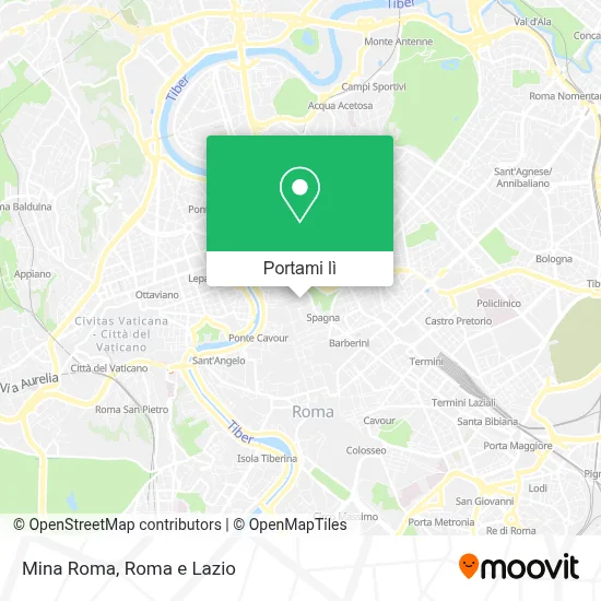 Mappa Mina Roma