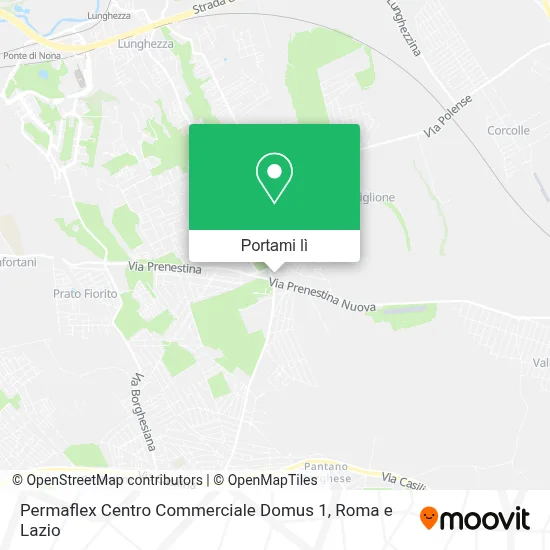 Mappa Permaflex Centro Commerciale Domus 1