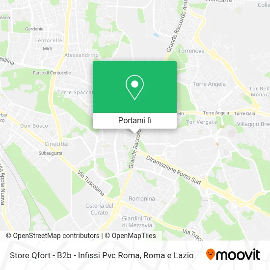 Mappa Store Qfort - B2b - Infissi Pvc Roma