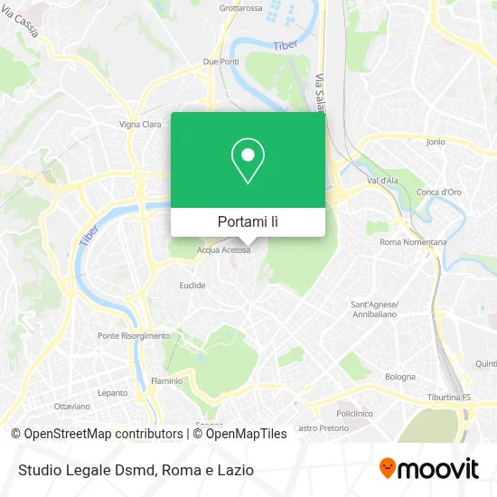 Mappa Studio Legale Dsmd