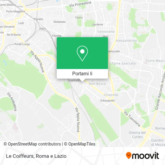 Mappa Le Coiffeurs
