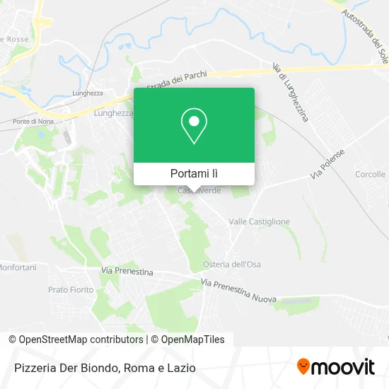 Mappa Pizzeria Der Biondo