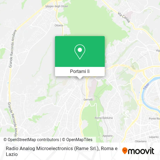 Mappa Radio Analog Microelectronics (Rame Srl.)