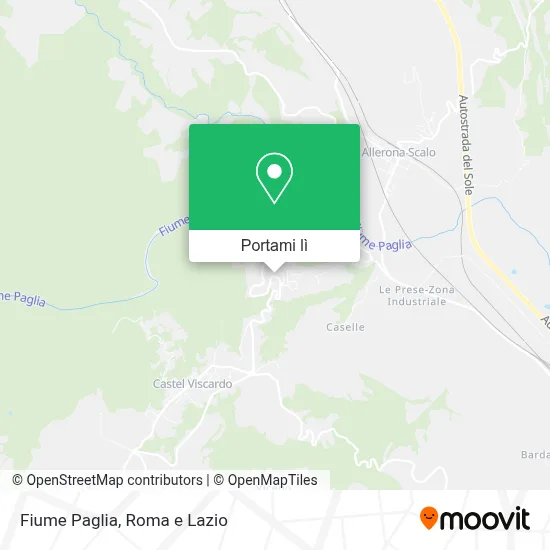Mappa Fiume Paglia
