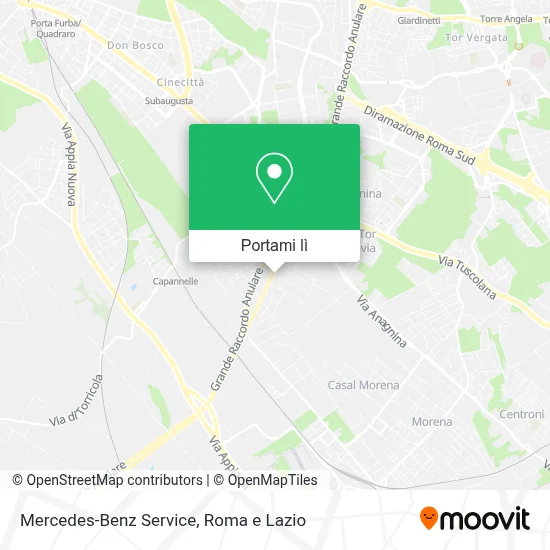 Mappa Mercedes-Benz Service