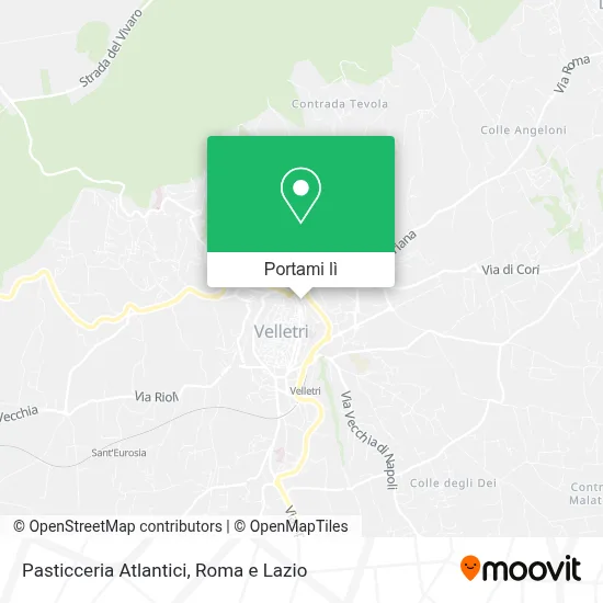Mappa Pasticceria Atlantici