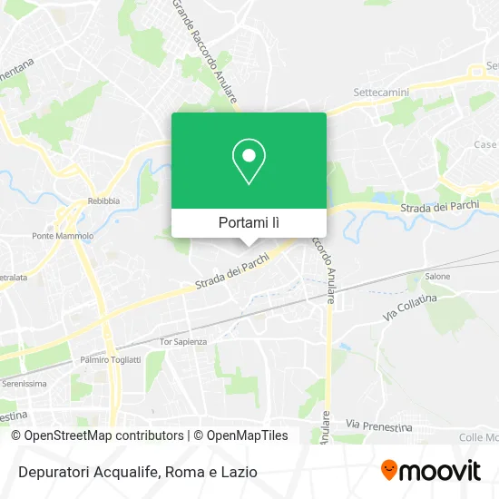 Mappa Depuratori Acqualife
