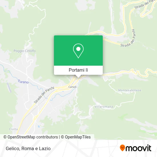 Mappa Gelico