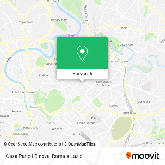 Mappa Casa Parioli Binova