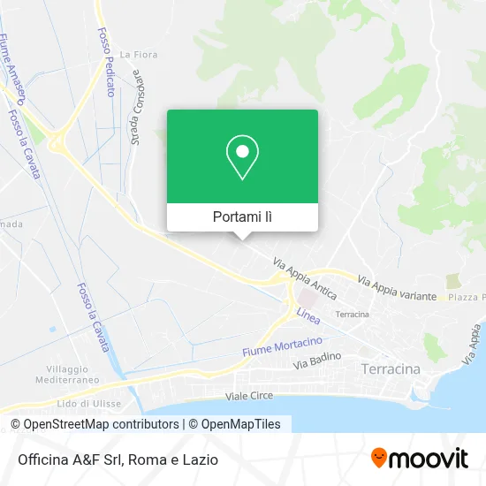 Mappa Officina A&F Srl