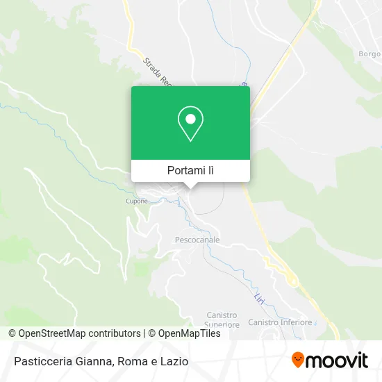 Mappa Pasticceria Gianna