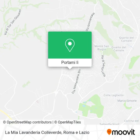 Mappa La Mia Lavanderia Colleverde