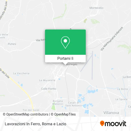 Mappa Lavorazioni In Ferro