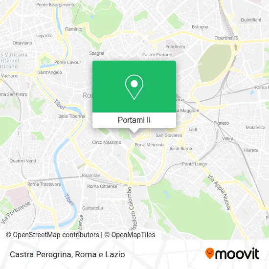 Mappa Castra Peregrina