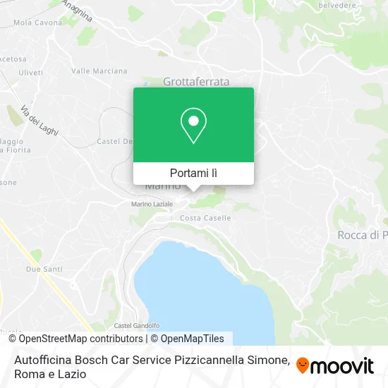 Mappa Autofficina Bosch Car Service Pizzicannella Simone