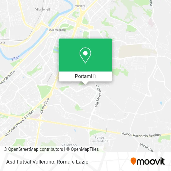 Mappa Asd Futsal Vallerano