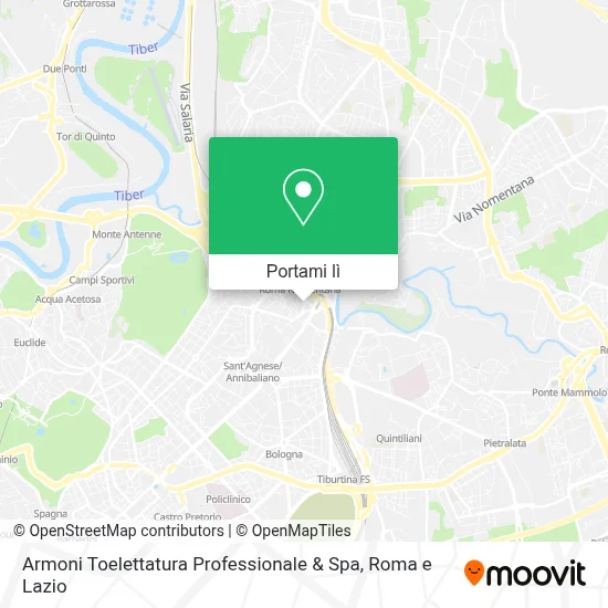 Mappa Armoni Toelettatura Professionale & Spa