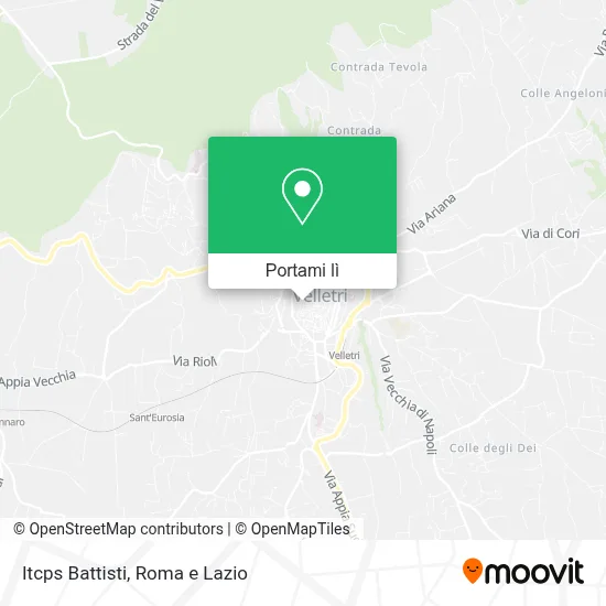 Mappa Itcps Battisti