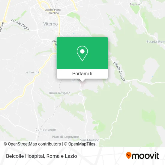 Mappa Belcolle Hospital