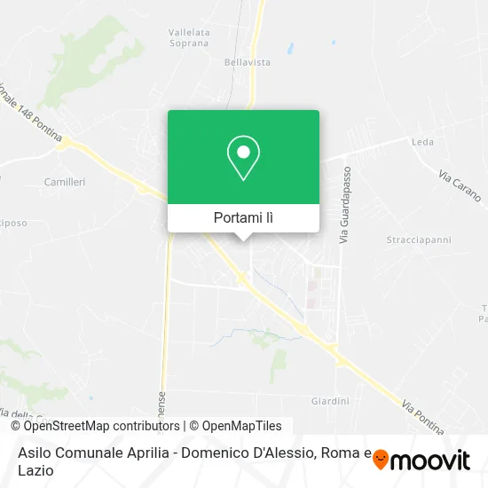Mappa Asilo Comunale Aprilia - Domenico D'Alessio