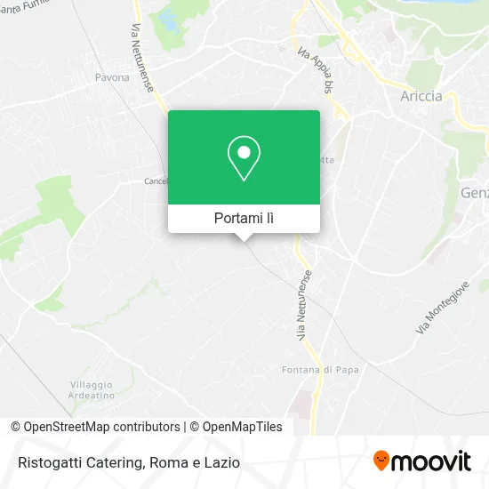 Mappa Ristogatti Catering