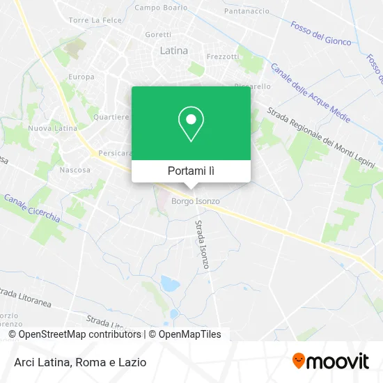 Mappa Arci Latina