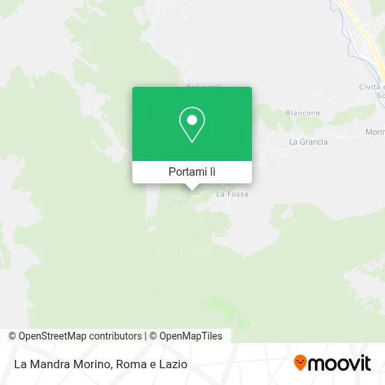 Mappa La Mandra Morino