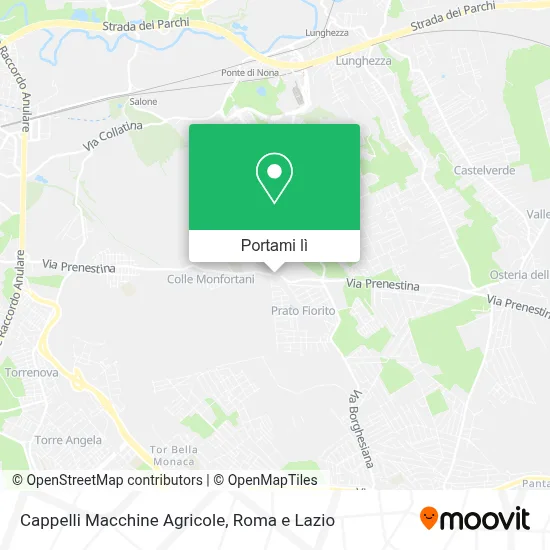Mappa Cappelli Macchine Agricole