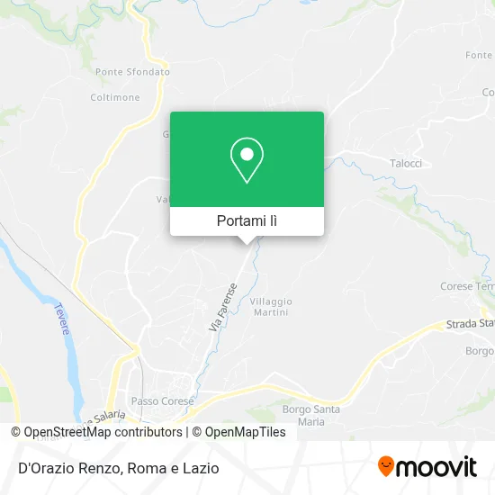 Mappa D'Orazio Renzo
