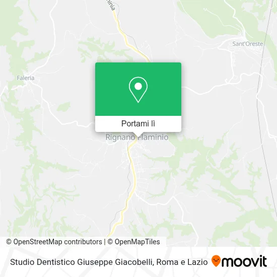 Mappa Studio Dentistico Giuseppe Giacobelli