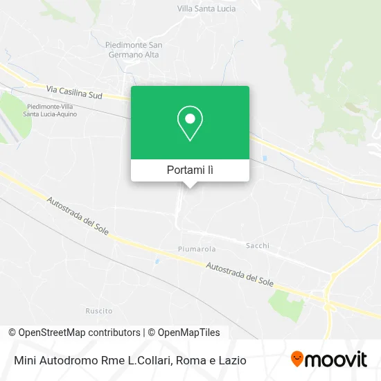 Mappa Mini Autodromo Rme L.Collari