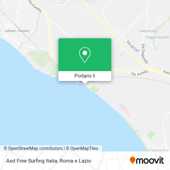 Mappa Asd Free Surfing Italia
