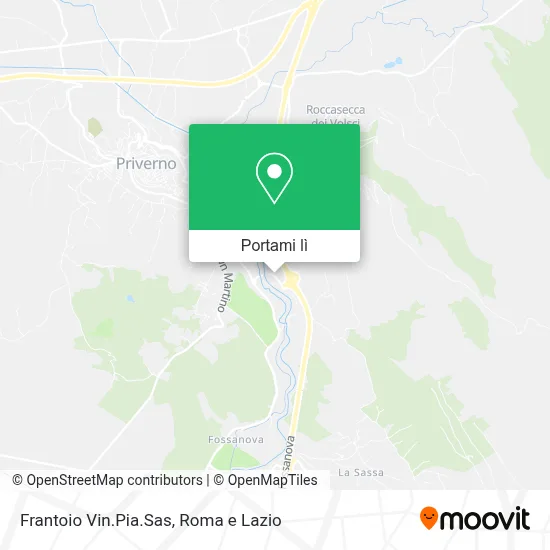 Mappa Frantoio  Vin.Pia.Sas