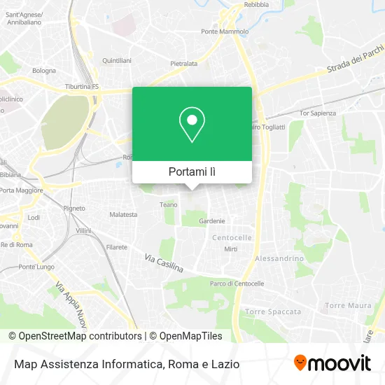Mappa Map Assistenza Informatica